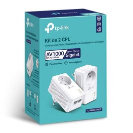 TP-LINK Kit Inicial Av1000 2-Puertos Gigabit con Enchufe Incorporado TP-LINK Kit Inicial Av1000 2-Puertos Gigabit con Enchufe Incorporado