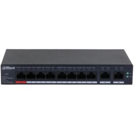 Dahua Technology DH-CS4010-8GT-110 Switch Gestionado L2, 10 Puertos Gigabit Ethernet (10/100/1000), 8 Puertos PoE, Negro Precio: 114.69000004. SKU: B14TFHZNPF