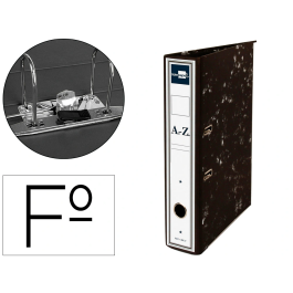 Liderpapel Archivador de palanca Folio Classic cartón entrecolado con rado lomo 52mm negro compresor metálico Precio: 2.6899994. SKU: B15QTYD75C