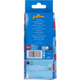 Marvel Spiderman Juego de Cubiertos 2 Piezas Elípticos Metálicos CZ11342 Acero Inoxidable Licencia Oficial