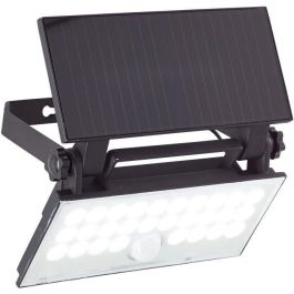 Brilliant BRI4004353437793 Aplique Exterior LED Solar con Detector de Movimiento LUTON, 4W, Plástico y Metal, Negro Brilliant BRI4004353437793 Aplique Exterior LED Solar con Detector de Movimiento LUTON, 4W, Plástico y Metal, Negro