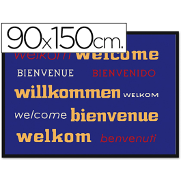 Paperflow Alfombra fast-paperflow Antideslizante Poliamida Bienvenido Azul 90x150 cms Precio: 44.5000006. SKU: B1GWNBCMZQ