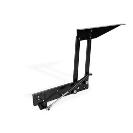 HERRAJES ALK MINT Herraje Bastidor Elevable para Mesas de Centro / Auxiliares con Pistón y Posibilidad de Cajón, Acabado Negro - Eleva 23.5cm