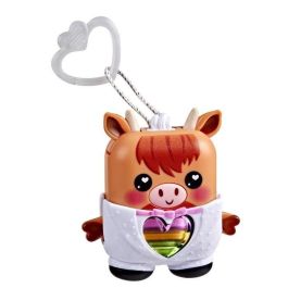 Hasbro Nano-mals Cowbert, la vaca de las Tierras Altas, compañero electrónico, más de 70 reacciones, para niños a partir de 5 años