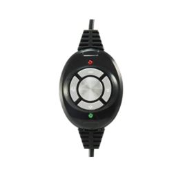 Equip Auriculares de Diadema con Micrófono y Cable Biaural, Plástico Negro