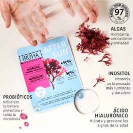 Iroha Mascarilla Facial Aftersun Nutritiva Algas Probióticos Ácido Hialurónico Bronceado Duradero 1 u