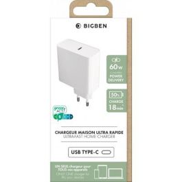 Cargador de Pared Big Ben Interactive BASECS60WCPDW Blanco 60 W (1 unidad) Precio: 20.50000029. SKU: S55148941