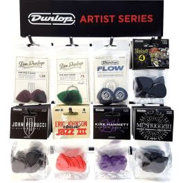 Dunlop Display Vertical 72 Ud. Púas Artist Series - 8 Modelos