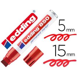 Rotulador Edding Marcador Permanente 850 Rojo Punta Biselada 5-15 mm Recargable 5 unidades Precio: 35.50000003. SKU: S8421366