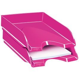 Bandeja Sobremesa Cep Plastico Rosa 257x348x66 mm