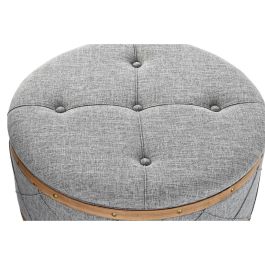 Descalzadora Scandi DKD Home Decor Gris Claro Natural 80 x 43 x 80 cm Set de 2