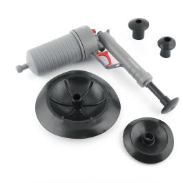 Pistola Desatascadora de Aire Comprimido Universal con Adaptadores KlinGun InnovaGoods