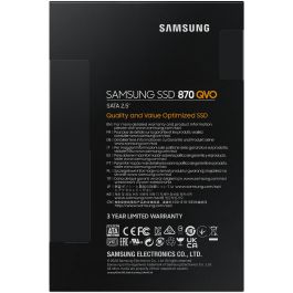 Samsung 870 QVO MZ-77Q2T0 - Disco SSD interno 2TB 2.5" SATA III V-NAND MLC para PC/Portátil, hasta 560MB/s