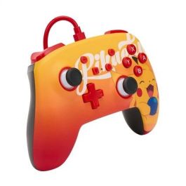Power A 1522784-01 Mando con Cable Mejorado para Nintendo Switch - Diseño Oran Berry Pikachu