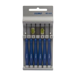 Irimo Juego de 6 Destornilladores de Precisión 461-6-b para Tornillos Ranurados y Phillips