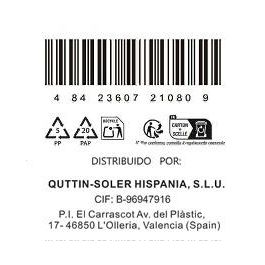 Quttin Cuchillo Filetero Sybarite 18 cm (8 Unidades)