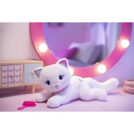 Gipsy Toys GIP3268060563034 Peluche Gato Cuty Bella Fashionista 30cm Blanco Rosa