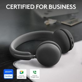 Logitech Zone Wireless 2 Auriculares Inalámbricos con Cancelación de Ruido Híbrida y Claridad de Llamada Avanzada, Batería Reemplazable