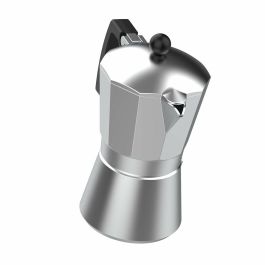 Cafetera Italiana Taurus KCP9006 6T Plateado Acero Inoxidable Aluminio 6 Tazas