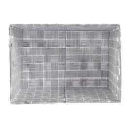 Cesta de Tela Kipit Grande Blanco 35x20x25 cm - Poliéster, 10 litros (12 Unidades) Cesta de Tela Kipit Grande Blanco 35x20x25 cm - Poliéster, 10 litros (12 Unidades)
