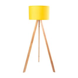 Lámpara de Suelo "Kano-2" [OPV-780SGN2483] Trípode Madera Pantalla Tela