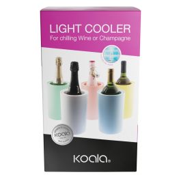 Koala Enfriabotellas Light Gel 19x12 cm Blanco Plástico Mate Higiénte Higiénico Transportable