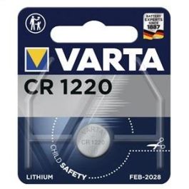 Pila de botón litio CR1220 35mAh 1ud - Varta - Ideal para llaves de coche, calculadoras y cámaras - Ref: 6220112401 Precio: 2.50000036. SKU: S0429860
