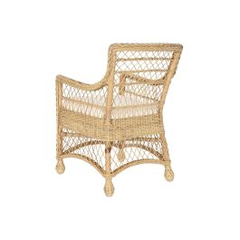 Sillón DKD Home Decor Blanco Natural 56 x 63 x 86 cm Sillón DKD Home Decor Blanco Natural 56 x 63 x 86 cm