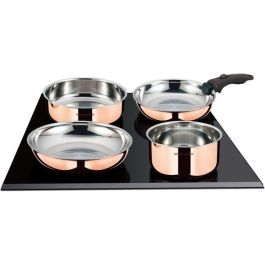 Batería de cocina de 6 piezas - ARTHUR MARTIN - AM516GT - 3 capas triple acción - Todas las fuentes de calor, incluida la inducción