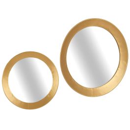 Giftdecor Espejo Redondo Dorado 90 cm - Metal y Cristal Precio: 55.50000049. SKU: S3609823