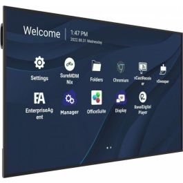 Viewsonic CDE7530 Pantalla 75" 4K UHD 3840x2160 HDMI USB-C LAN Wifi 500nits Antirreflectante Montaje VESA Negro