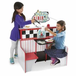 Melissa & Doug Restaurante de Comidas - Juego de Rol con Accesorios 108x66x18 cm para Niños