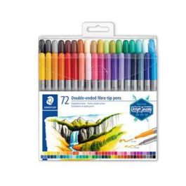 Rotulador Staedtler Doble Punta De Fibra 3200 Estuche De 72 Unidades Colores Surtidos Precio: 27.50000033. SKU: B1A9YCSXLF