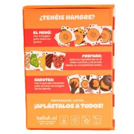 HELLOFUN! Juego Smash Burger Español para 2-6 Jugadores