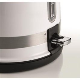 Ariete 2854/01 Hervidor Eléctrico Moderna Blanco 1.7L Acero Inoxidable, Base Inalámbrica 360°, Termómetro, Apagado Automático Ariete 2854/01 Hervidor Eléctrico Moderna Blanco 1.7L Acero Inoxidable, Base Inalámbrica 360°, Termómetro, Apagado Automático