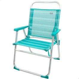 Silla playa plegable aluminio fija mediterran 48x50x88 cm Silla playa plegable aluminio fija mediterran 48x50x88 cm