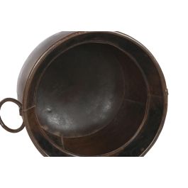 DKD Home Decor Ánfora Decorativa de Hierro Marrón Patinada con Efecto Óxido, Colección Anforas 24 Item Home, 46x46x44 cm DKD Home Decor Ánfora Decorativa de Hierro Marrón Patinada con Efecto Óxido, Colección Anforas 24 Item Home, 46x46x44 cm