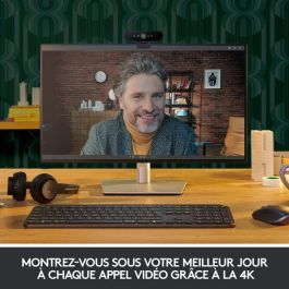 Logitech BRIO 4K Ultra HD Stream Edition Webcam para Streaming y Videollamadas con HDR, 60fps, y Campo de Visión Ajustable