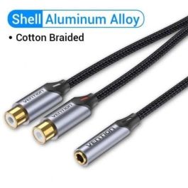 Cable Estéreo Vention BCOHY/ Jack 3.5 Hembra - 2x RCA Macho/ 30cm/ Gris Precio: 4.356. SKU: B1AGZKWR6F