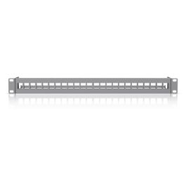 Ubiquiti UACC-Rack-Panel-Patch-Blank-24 - Panel Keystone de Policarbonato y SPCC, 1U, Color Gris