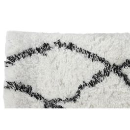 DKD Home Decor Alfombra Boho 100% Poliéster Blanco Negro Rombos 180x120 cm 1500 gsm Precio: 75.68999999. SKU: S3045029