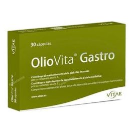 Oliovita Gastro Aceite de Espino Amarillo y Betaglucanos para Tracto Gastrointestinal y Mucosa 30 Cápsulas Precio: 23.4999996. SKU: B12ARXAYQQ