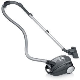 Severin BC 9588 Aspiradora Cilíndrica 750W con Bolsa 2L Negro/Gris para Hogar, Suelos y Alfombras