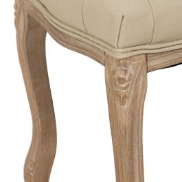 Banqueta Beige Madera de caucho 110 x 47 x 36 cm