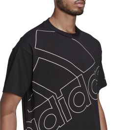 Camiseta de Manga Corta Hombre Adidas GK9422 Negro (M)