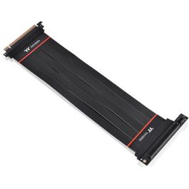 Thermaltake Extensor PCI Express 4.0 16X 30cm Macho a Hembra Ángulo 90° Negro