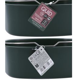 Molde Cuadrado Acero Carbono Terrae Quid 20x20x7,6 cm (12 Unidades)