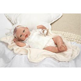 Muñeca reborn arias 45 cm delia c/manta c/pelo decorado Muñeca reborn arias 45 cm delia c/manta c/pelo decorado