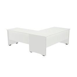 Rocada Serie Work Ala para Mesa 100x60 cm Derecha o Izquierda Acabado AW04 Blanco/Blanco