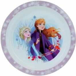 Set de Vajilla Disney Frozen - FUN HOUSE - 006379 - Plato hondo, plato llano, taza, botella y vaso con pajita